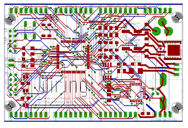 Wiringボードの基板図